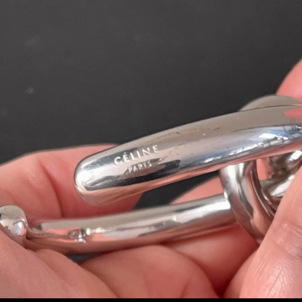 CELINE Silver Knot Cuff Bracelet - Picture 4 of 7